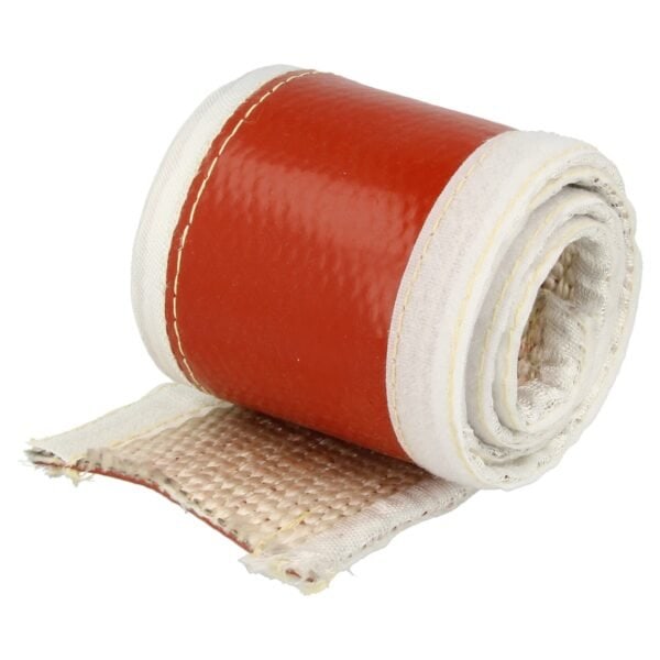 Heat Resistant Cover whiteh Velcro - 1 M X 20 Mm