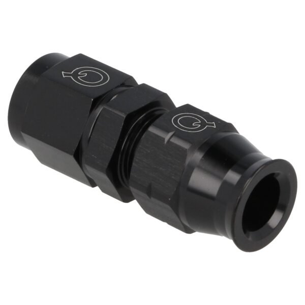 Aluminum Tube Adapter Female Straight AN8 - 12.7 Mm