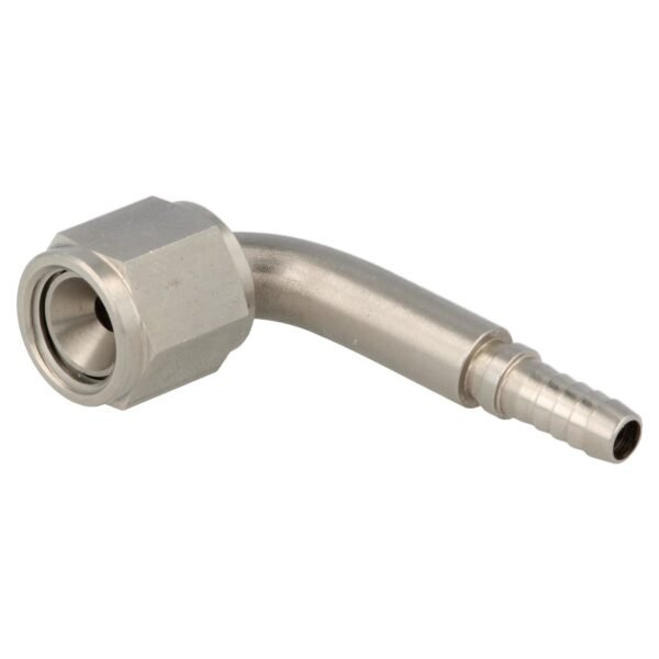 Shrink Hose Adapter Female Concave 90 Deg AN4