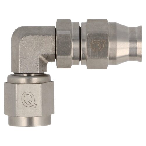 Stainless Steel Brake Fitting Female 90 Deg AN3