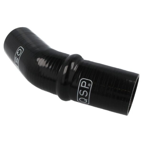 Silicone Hump Hose - 45 Deg Bend - 60 Mm - Black
