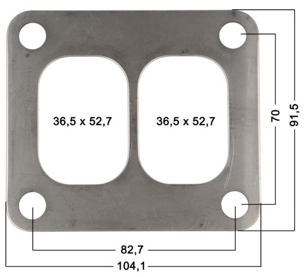 Gasket Turbo In T4 Divided Universal - Image 2