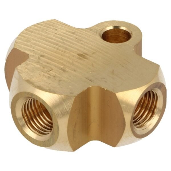 T-Piece - 3x 3/8'' UNF Convex