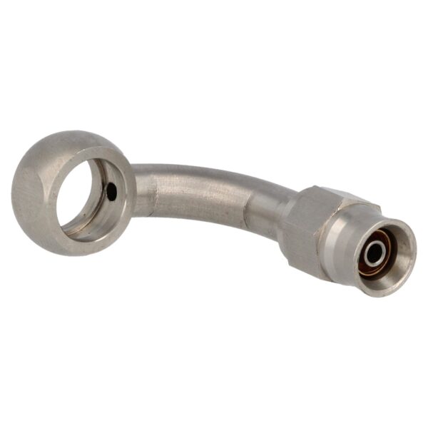 Stainless Steel Banjo Eye 90 Deg AN3 - 11.2 Mm