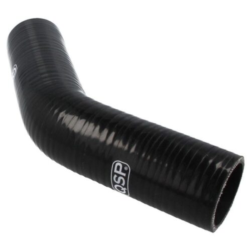 Silicone Hose – 45 Deg Bend – 25 Mm – Black
