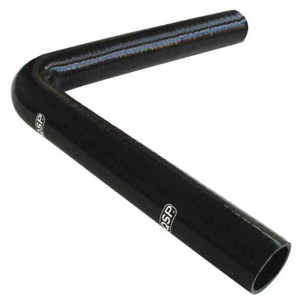 Silicone Hose XL - 90 Deg Bend - 76 Mm - Black