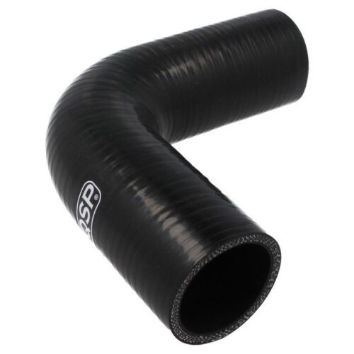 Silicone Hose – 90 Deg Bend – 8 Mm – Black