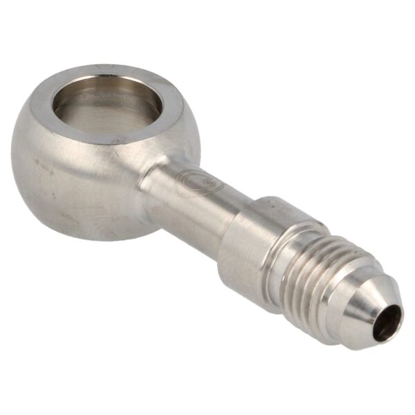 Stainless Steel Banjo Eye Straight Male AN4