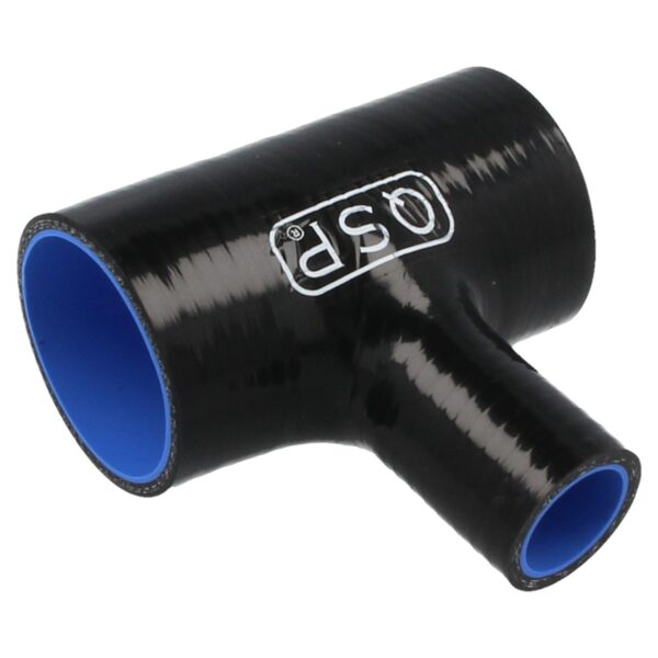 Silicone T-piece - 45 Mm (25 Mm Connection) - Black