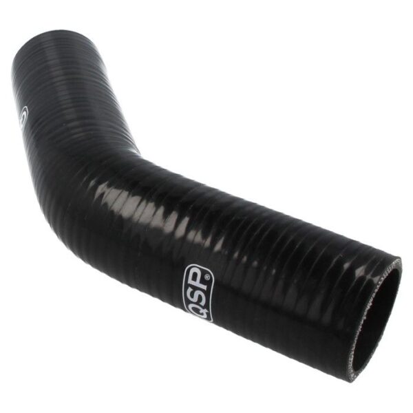 Silicone Hose - 45 Deg Bend - 8 Mm - Black