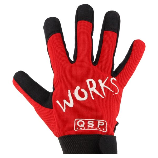 Works Work Glove - Red - Size M