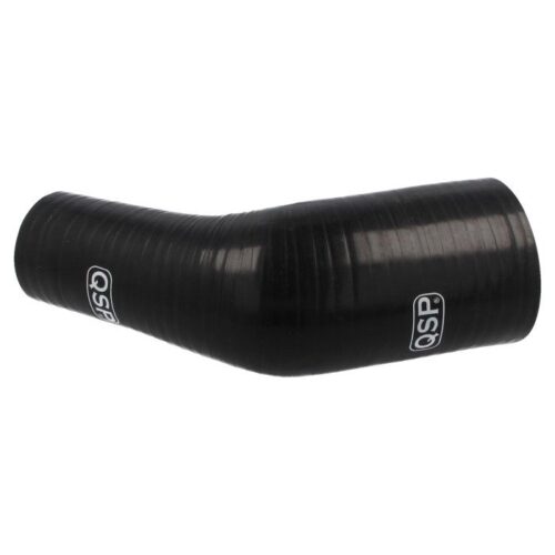 Silicone Hose – 45 Deg Reducer Bend – 38-22 Mm – Black