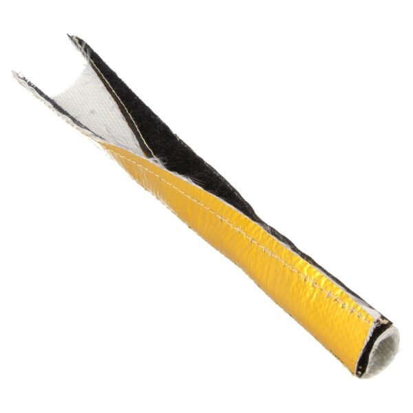 Heat-Resistant Cover whiteh Velcro - 1 M X 13 Mm