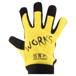 Works Work Glove – Yellow – Size M