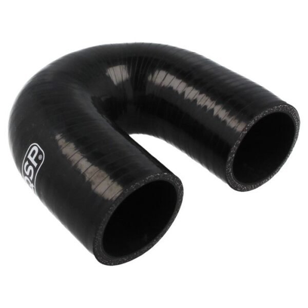 Silicone Hose - 180 Deg Bend - 38 Mm - Black