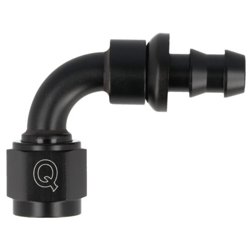 Hose Adapter Push-On 90 Deg AN8