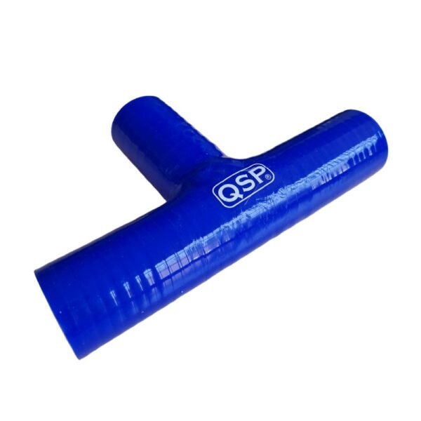 Silicone T-Piece 3x 35mm - Length 100mm - Blue