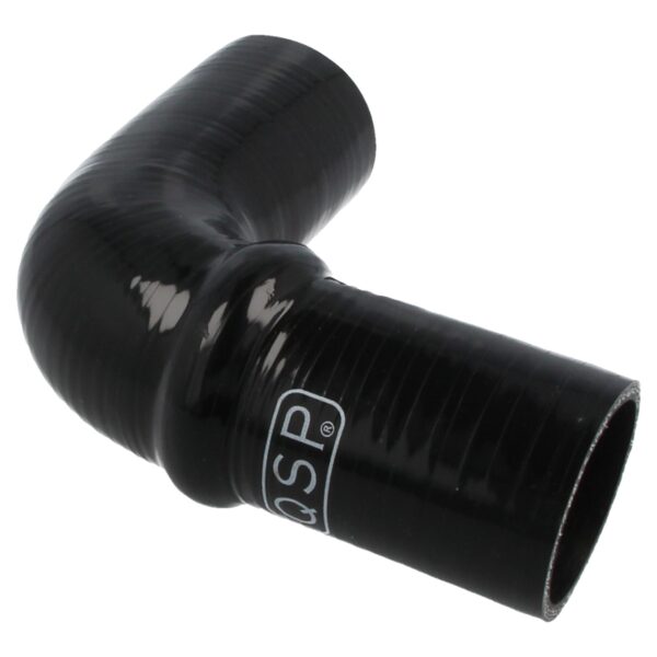 Silicone Hump Hose - 90 Deg Bend - 70 Mm - Black