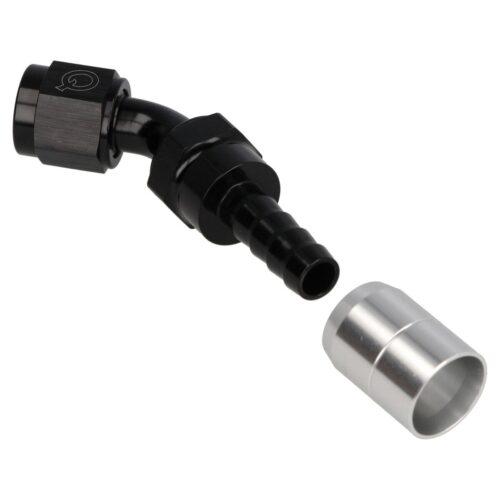 Shrink Hose Adapter 45 Deg AN6