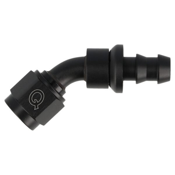 Hose Adapter Push-On 45 Deg AN10