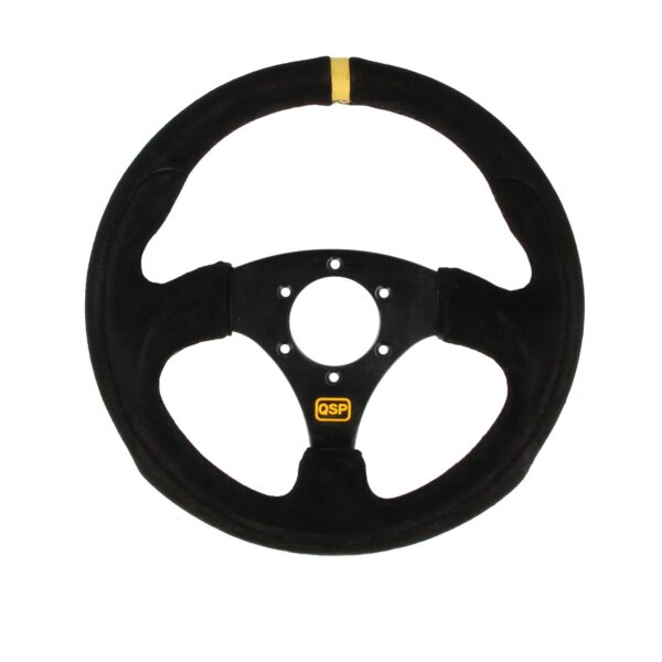 Sports Steering Wheel Suede - 300 Mm - Flat