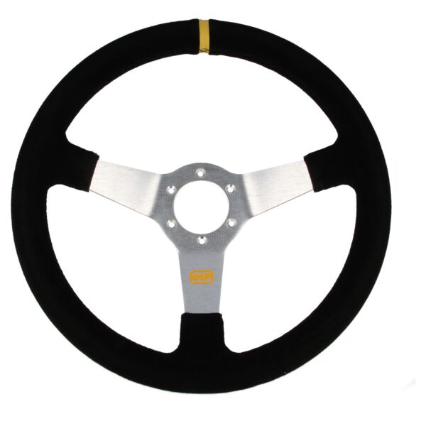 Sports Steering Wheel Suede - 350 Mm - Deep 70 Mm