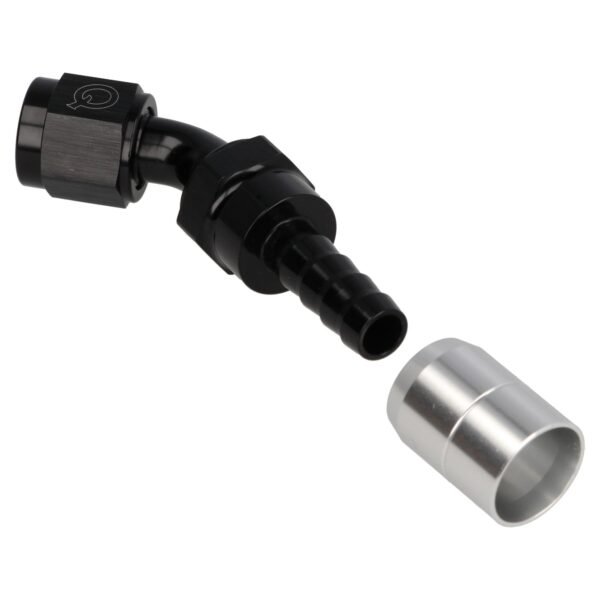 Shrink Hose Adapter 45 Deg AN12