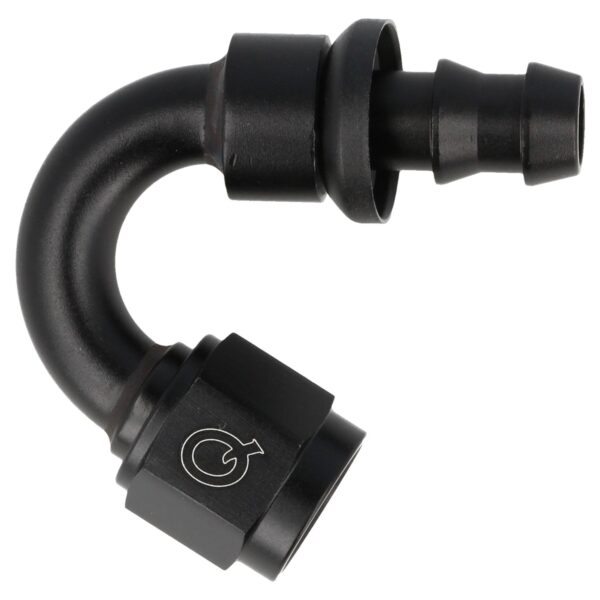Hose Adapter Push-On 150 Deg AN6
