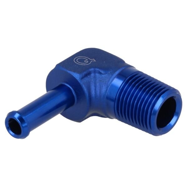 Hose Pillar Male 90 Deg 3/8 NPT - 12 Mm