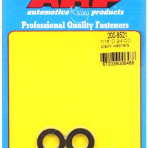 ARP 7/16in ID 3/4inod Black Washer (pack Of 2)