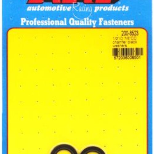 “1/2″ID 7/8″OD .120″TH Chamfer Black Washers” (2pcs)