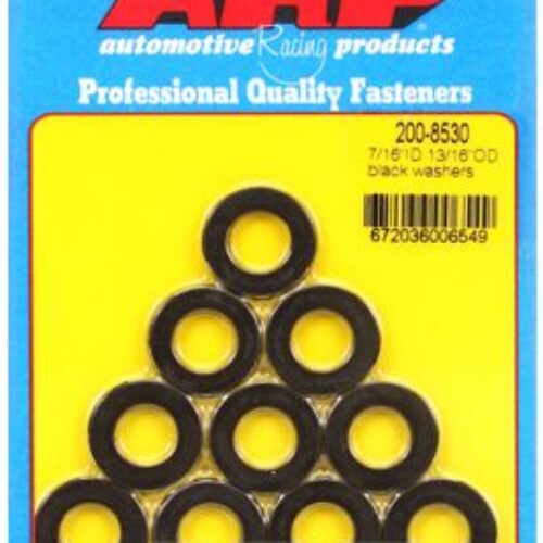 ARP 7/16in ID 13/16inod Black Washers (pack Of 10)