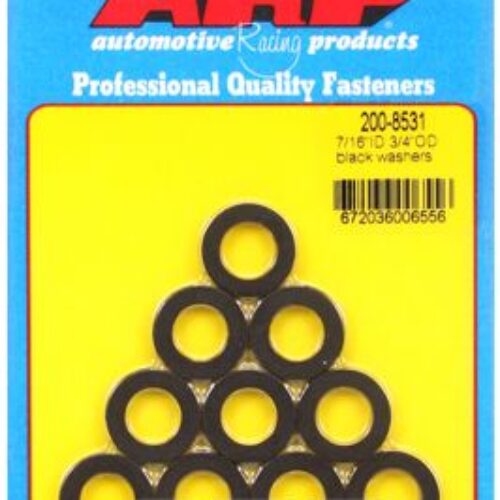 ARP 7/16in ID 3/4inod Black Washers (pack Of 10)