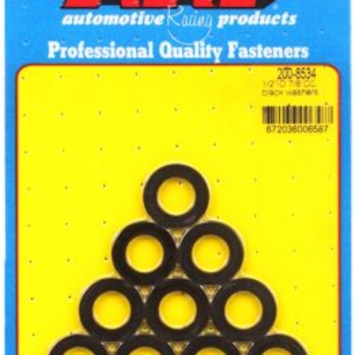 ARP 1/2in ID 7/8inod Black Washers (pack Of 10)