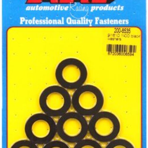 ARP 9/16in ID 1.00in OD Black Washers (pack Of 10)