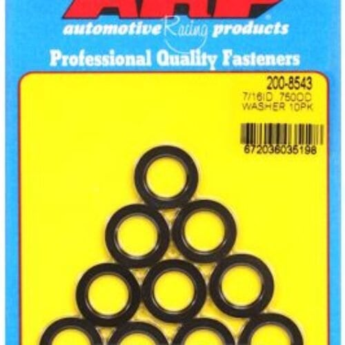 ARP 7/16 ID X 0.75 OD Black Washers – Pack Of 10