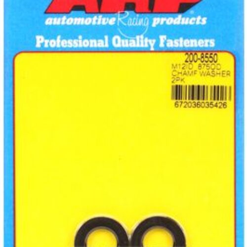 ARP M12 ID .875in OD Chamfer Black Washers