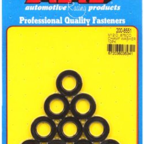 ARP M12 ID .875 OD Black Washers – Pack Of 10