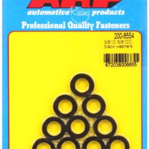 ARP 3/8 Id 5/8 Od Black Washers