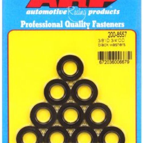 ARP 3/8 ID 3/4 OD Black Washers (10 Pack)
