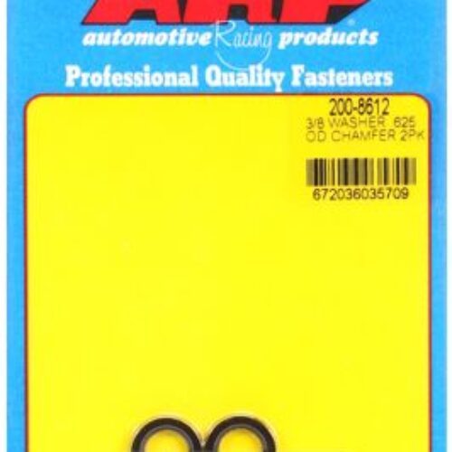 “3/8″”ID .625″”OD Chamfer Black Washers”