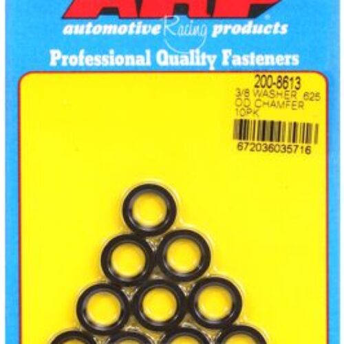 “3/8″”ID .625″”OD Chamfer Black Washers”