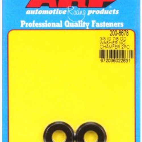 “3/8″ID 7/8″OD .150″TH (radiused) Black Washers” (2pcs)