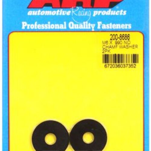 M6 ID .990 OD .065″TH Black Washers (2pcs)