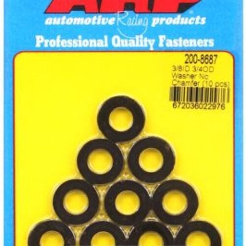 ARP 3/8inid 3/4inod Black Washers (10 Pack)