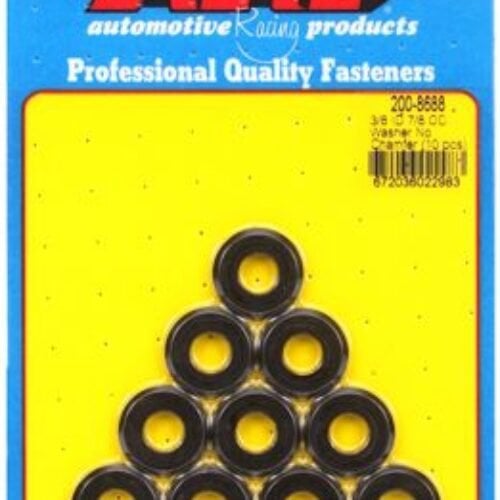 ARP “3/8″ID 7/8″OD .150″TH (radiused) Black Washers” (10pcs