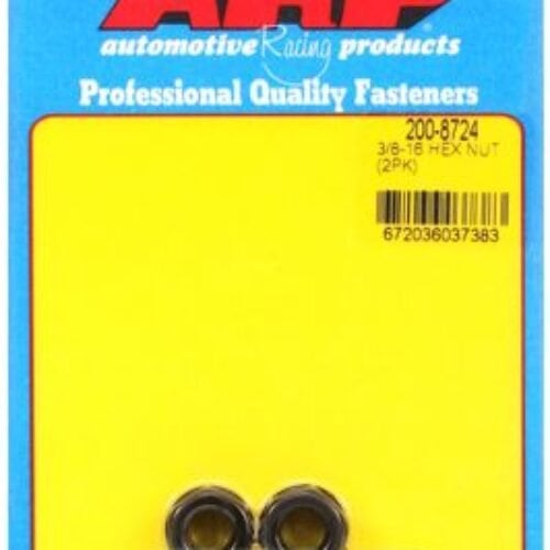 3/8-16 Black Hex Nut Kit (2pcs)