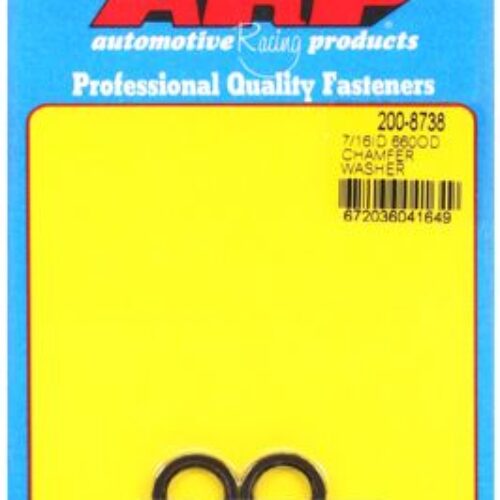 ARP 8740 Chrome Moly 7/16in X .660 X .120 Black Chamfer Washer – 2 Pack