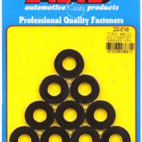 ARP 7/16 ID 1in OD Black Washers (10 Pack)