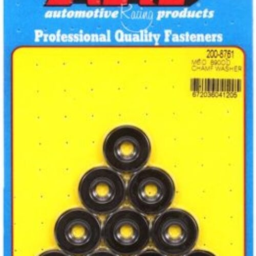 ARP M6 ID .890 OD Black Washers (10 Pack)